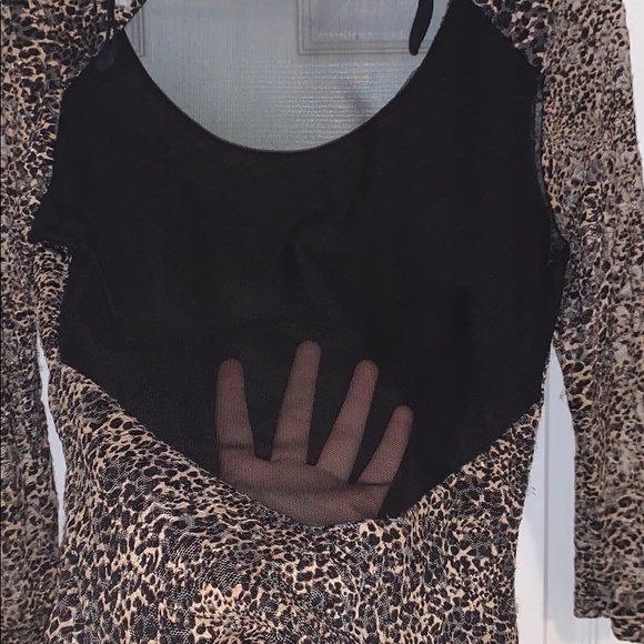 Cheetah Print Bodycon Dress - Picture 4 of 4
